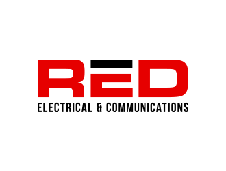 Red Electrical & Communications logo design by lexipej