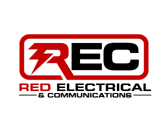 Red Electrical & Communications logo design by THOR_