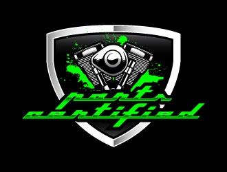 parts certified logo design by daywalker