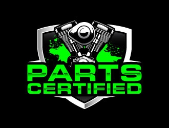 parts certified logo design by daywalker