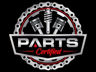 parts certified logo design by jaize