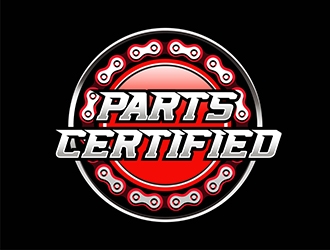 parts certified logo design by gitzart