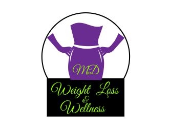MD Weight Loss & Wellness logo design by ElonStark