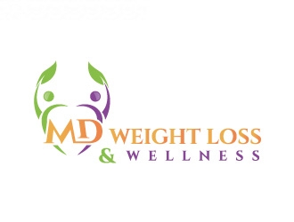 MD Weight Loss & Wellness logo design by Boomstudioz