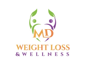 MD Weight Loss & Wellness logo design by Boomstudioz