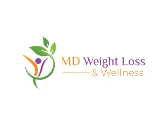 MD Weight Loss & Wellness logo design by Boomstudioz