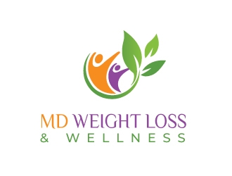 MD Weight Loss & Wellness logo design by Boomstudioz