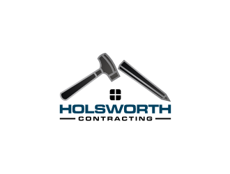 Holsworth Contracting logo design by .::ngamaz::.