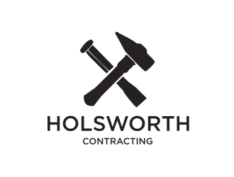 Holsworth Contracting logo design by aflah