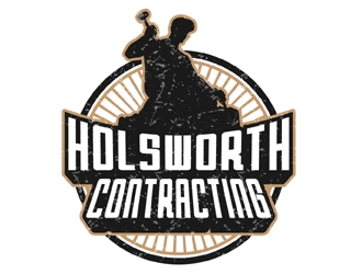 Holsworth Contracting logo design by MAXR