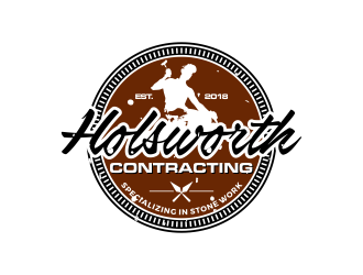 Holsworth Contracting logo design by SmartTaste
