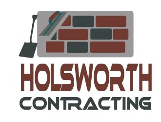 Holsworth Contracting logo design by ElonStark