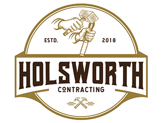Holsworth Contracting logo design by Optimus