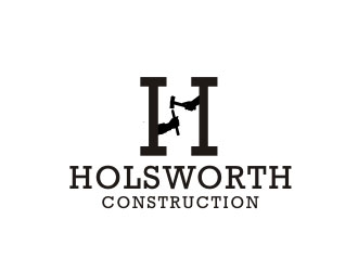 Holsworth Contracting logo design by Foxcody