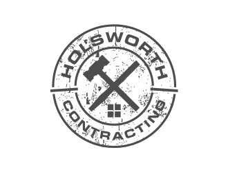 Holsworth Contracting logo design by cintoko