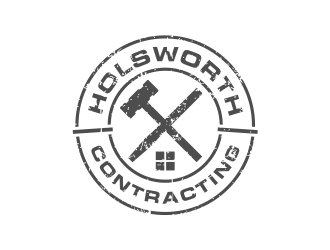 Holsworth Contracting logo design by cintoko