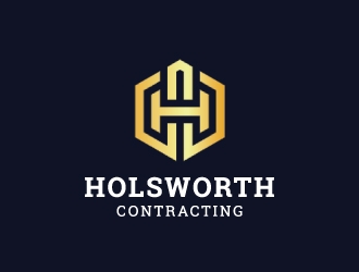 Holsworth Contracting logo design by nehel