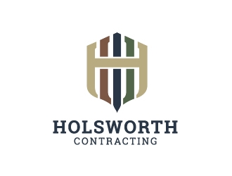 Holsworth Contracting logo design by nehel