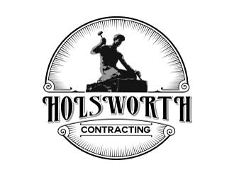 Holsworth Contracting logo design by aladi
