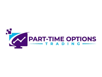 Part-time options trading logo design by jaize