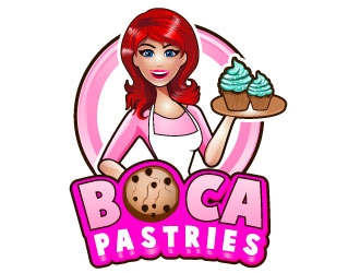 Boca Pastries logo design by uttam