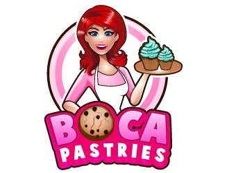 Boca Pastries logo design by uttam