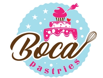 Boca Pastries logo design by gogo