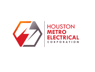 Houston Metro Electrical Corporation  logo design by BeDesign