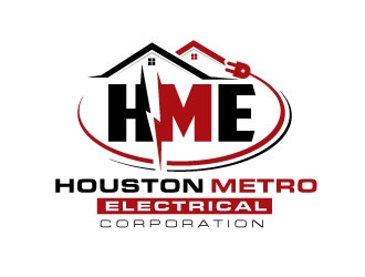 Houston Metro Electrical Corporation  logo design by REDCROW