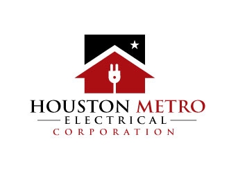 Houston Metro Electrical Corporation  logo design by REDCROW