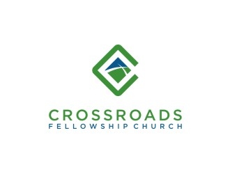 Crossroads Fellowship Church  logo design by Franky.