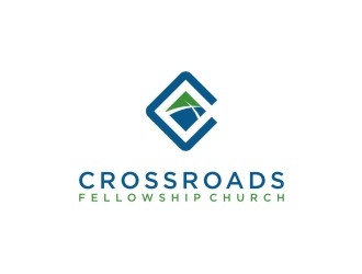 Crossroads Fellowship Church  logo design by Franky.