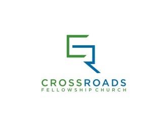 Crossroads Fellowship Church  logo design by Franky.
