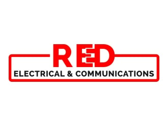 Red Electrical & Communications logo design by aqibahmed