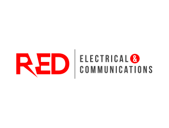 Red Electrical & Communications logo design by Dakon