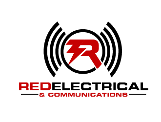 Red Electrical & Communications logo design by THOR_