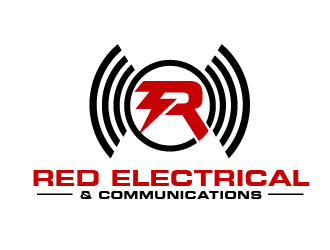 Red Electrical & Communications logo design by THOR_