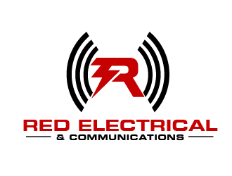 Red Electrical & Communications logo design by THOR_