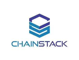 Chain Stack logo design by cikiyunn