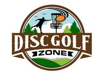 Disc Golf Zone logo design by DreamLogoDesign