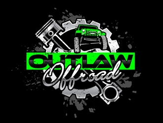 Outlaw Offroad logo design by DreamLogoDesign