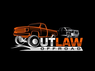 Outlaw Offroad logo design by DreamLogoDesign