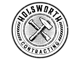 Holsworth Contracting logo design by scriotx