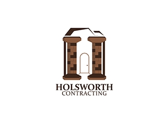 Holsworth Contracting logo design by Cire