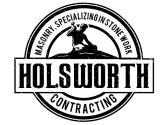 Holsworth Contracting logo design by gogo