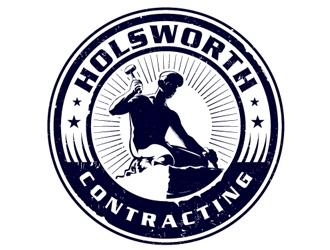 Holsworth Contracting logo design by gogo