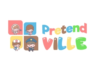 Pretendville logo design by corneldesign77