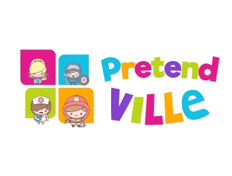 Pretendville logo design by corneldesign77