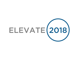 Elevate 2018 logo design by salis17