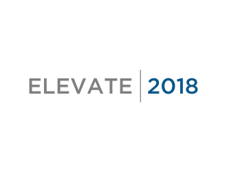 Elevate 2018 logo design by salis17